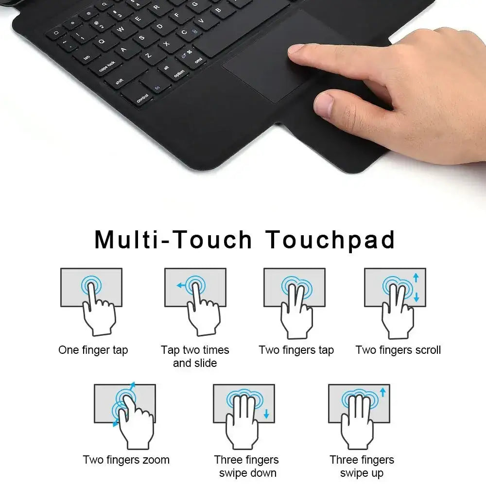 Choetech Magic Keyboard For iPad 11 inch M4 - Arabic&English - GulfStore.com