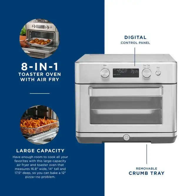 GE Air Fry Toaster Oven-Digital-G9OAAAYSPSS - GulfStore.com