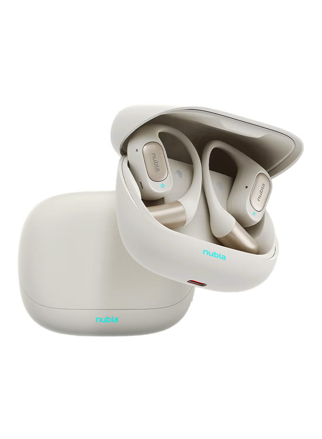 ZTE Nubia LiveFlip wireless, open-ear earbuds - White