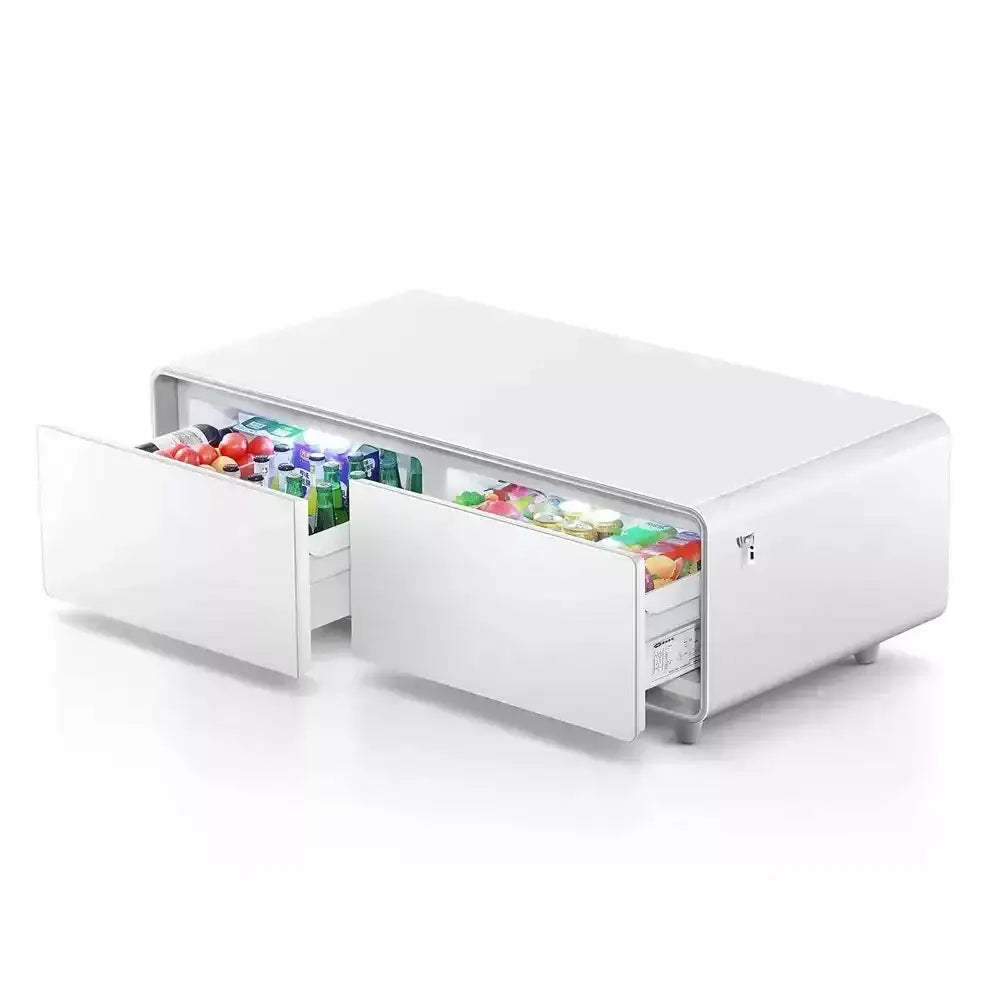 Gamvity Newest Luxury Pro Version Smart Coffee Table 135l Refrigerator (Tb135) - White - GulfStore.com