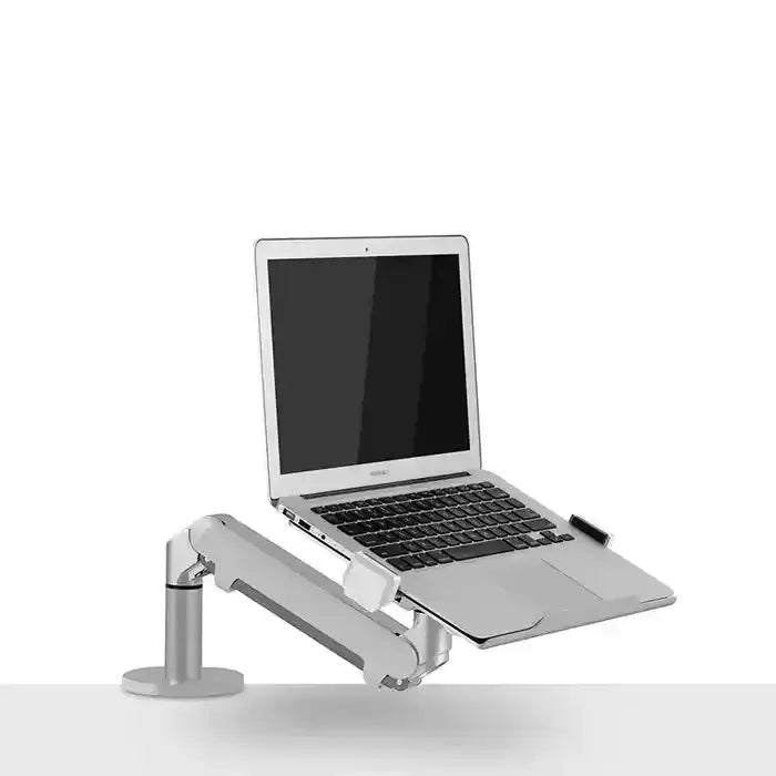 GAMVITY ALUMINUM 2 IN 1 MOUNT ARM FOR MONITOR ARM & LAPTOP STAND OZ-1S - SILVER - GulfStore.com