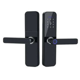 Elite Smart Lock , Finger Print + Password + Card + App Remote , Black - GulfStore.com