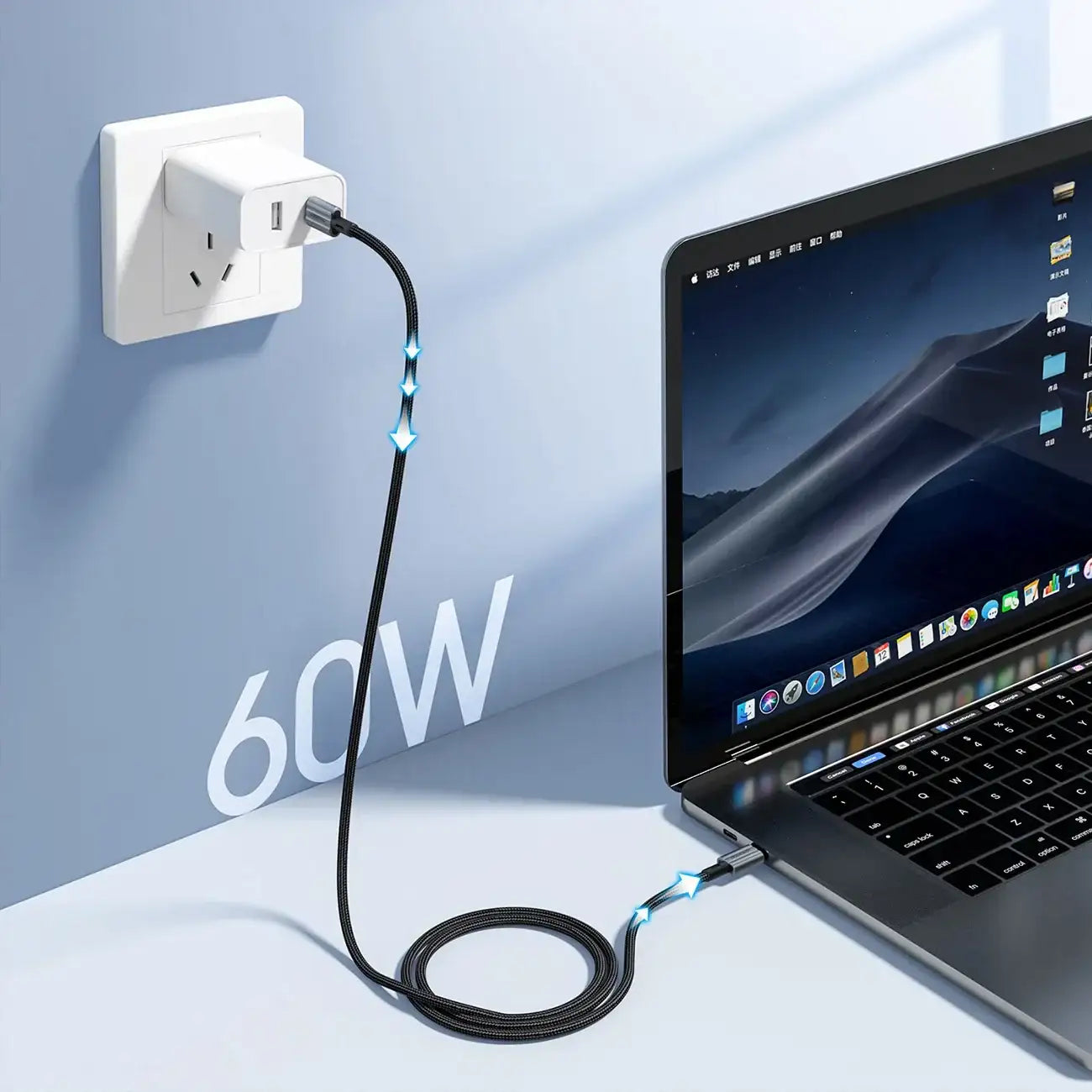 xcc-1014 choetech USB C TO C cable 1.2m - GulfStore.com