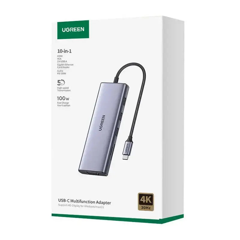 CM498 | UGREEN | USB-C Multifunction Adapter | 15601 - GulfStore.com