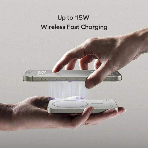 IP116AL2 | Momax Q.Mag X 5000mAh wireless battery pack | Desert Titanium - GulfStore.com