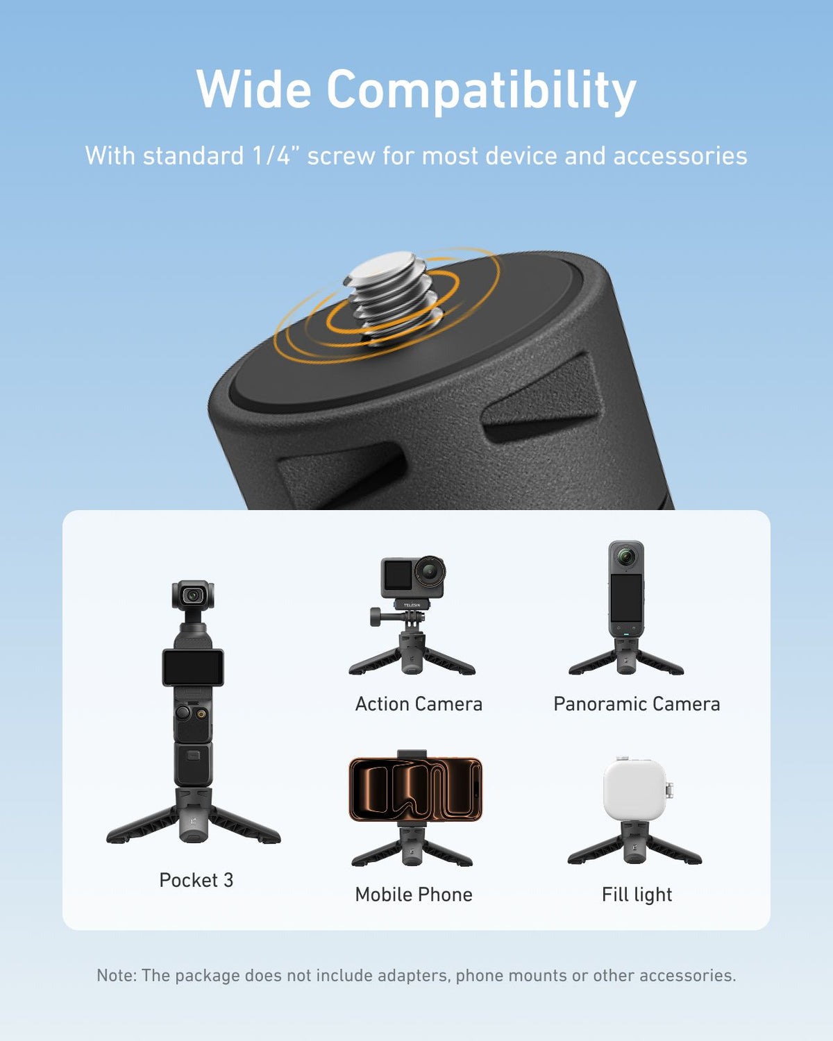 Telesin Mini Quick-Open Tripod