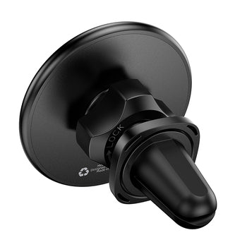 BH135 | Borofono Parker Ring Magnetic Car Holder | Air Outlet | Black
