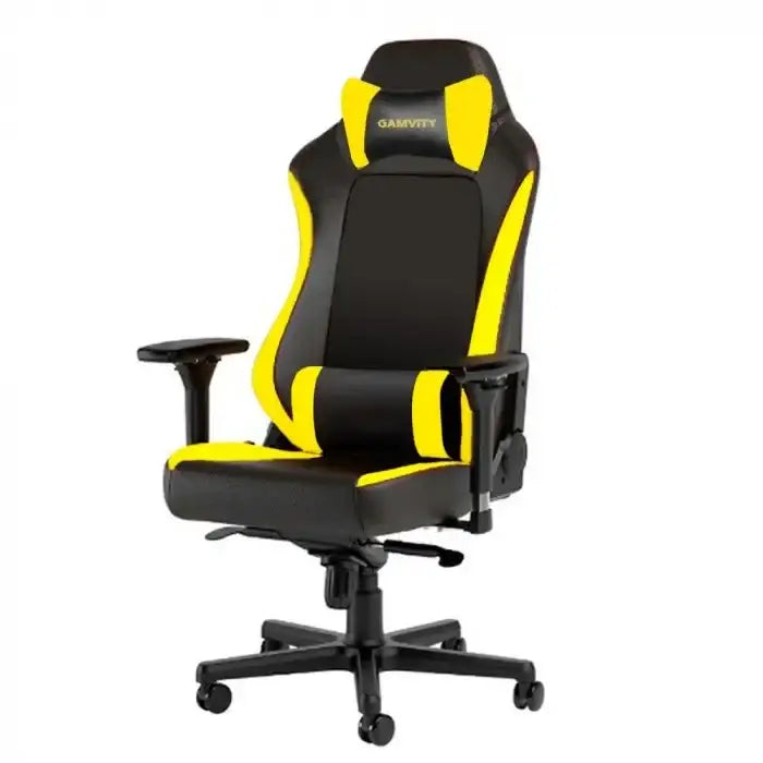 Gamvity Hero Series Gaming Chair - Black/yellow - GulfStore.com