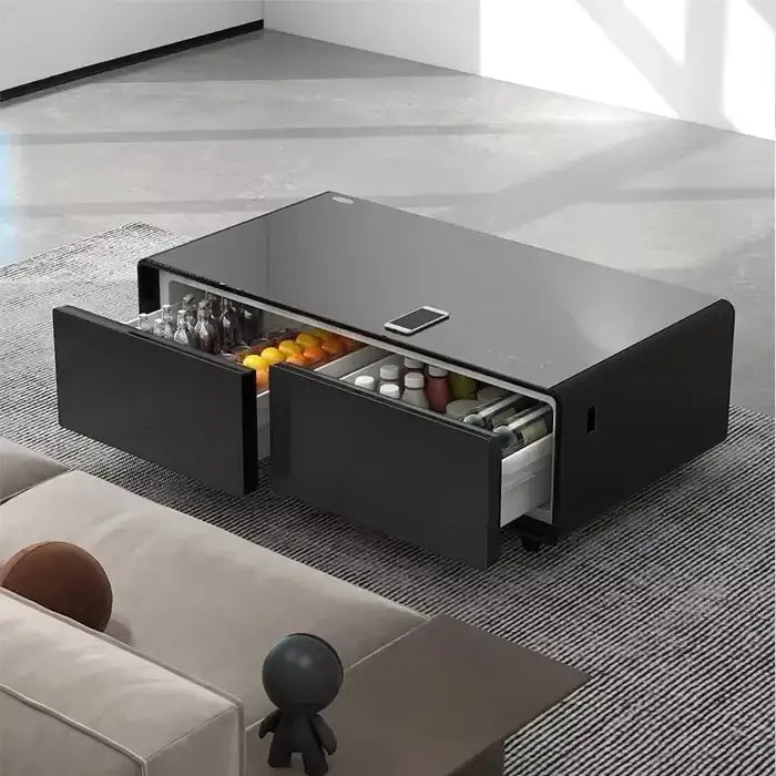 Gamvity Newest Luxury Pro Version Smart Coffee Table 135l Refrigerator (Tb135) - Black - GulfStore.com