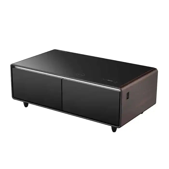 GAMVITY NEWEST LUXURY PRO VERSION SMART COFFEE TABLE 135L REFRIGERATOR (TB135) - WOODEN - GulfStore.com