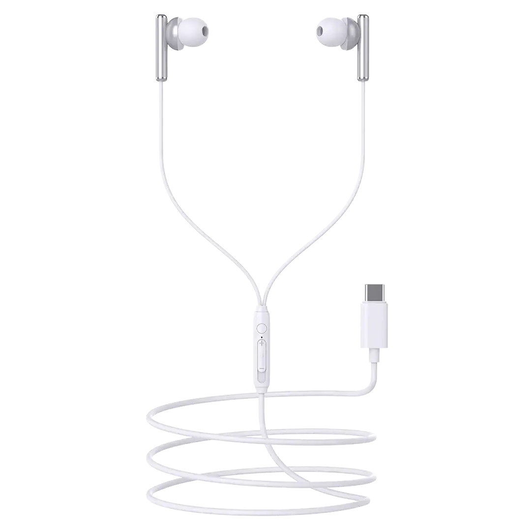 PW-STIE10TC-WH | PAWA Chords In-Ear Edition Stereo Earphones Type-C | 1.2 M | White - GulfStore.com