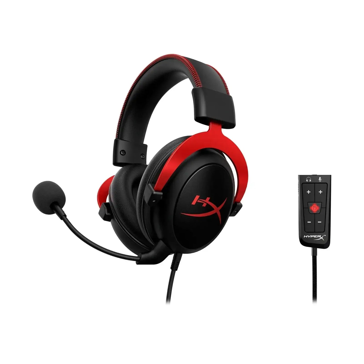 HyperX Cloud II - Gaming Headset - Black-Red - GulfStore.com