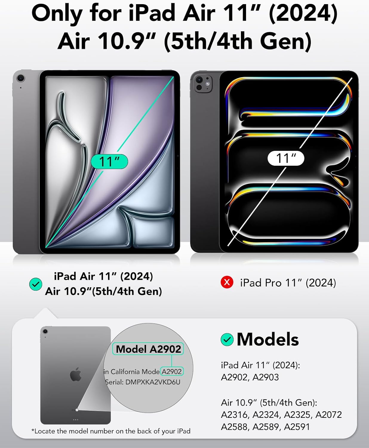 ESR | 3022103801 | ESR iPad Air 11
