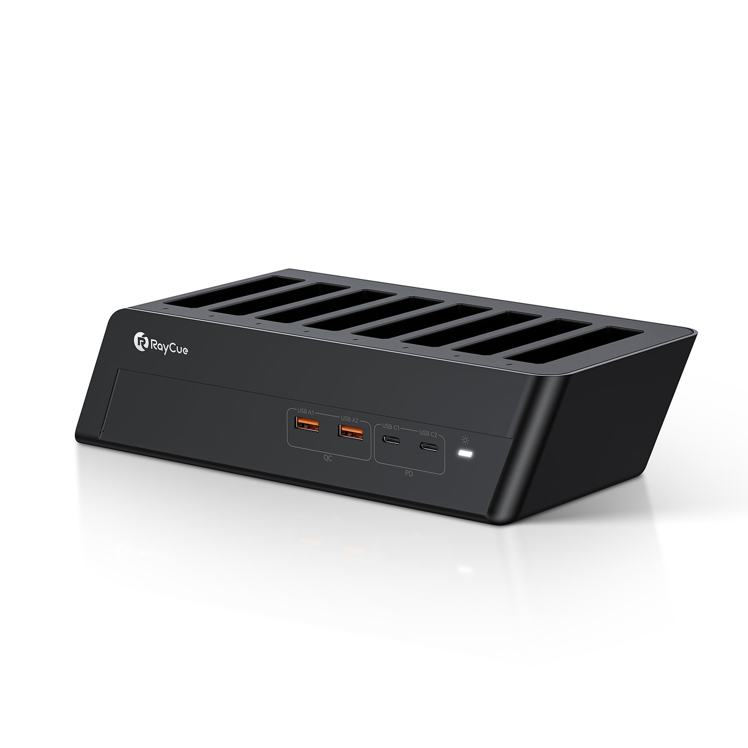 Raycue | PB001 | Raycue BoostDock 8 in 1 Charging Station Combo with 8*10000mAh PD20W Power Bank-UK