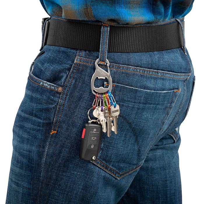 NiteIze | KRB2-01-R6 | NiteIze KeyRack+™ S-Biner® |Black