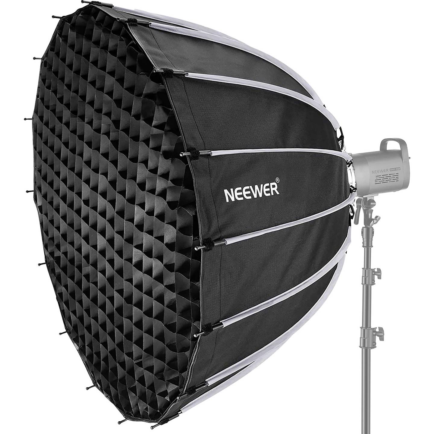 Neewer 120CM DEEP PARABOLIC QUICK RELEASE SOFTBOX WITH HONEYCOMB GRID