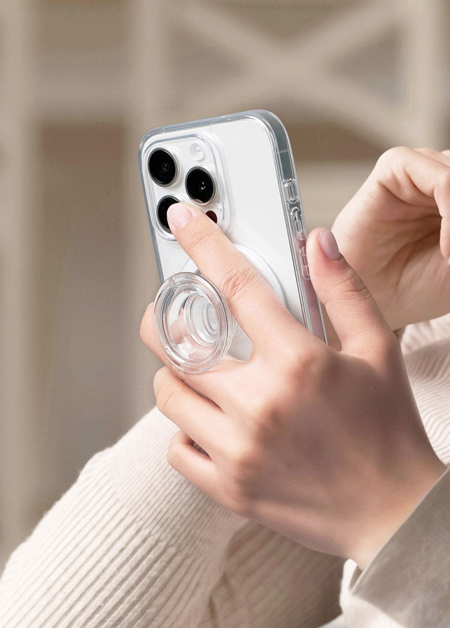 Sinjimoru | SMA-TIPI-STAN-CR | Sinjimoru M-Tipi Tok Stand Magsafe - Clear
