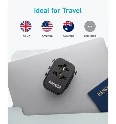 A9212K11 Anker 312 OUTLET EXTENDER 30W WITH 3 USB PORTS - BLACK - GulfStore.com