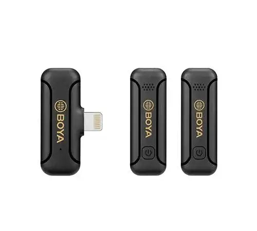 BOYA BY-WM3T2-D2 Wireless Microphone with Lightning Connector for Apple Devices (2.4 GHz) - GulfStore.com
