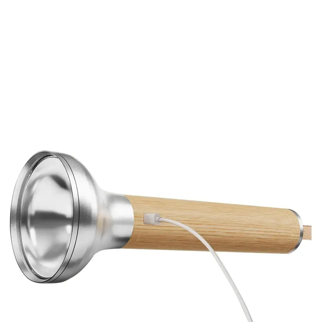 PDA90502WD | Porodo Lifestyle Birch 300 Wooden Led Flashlight | Wooden