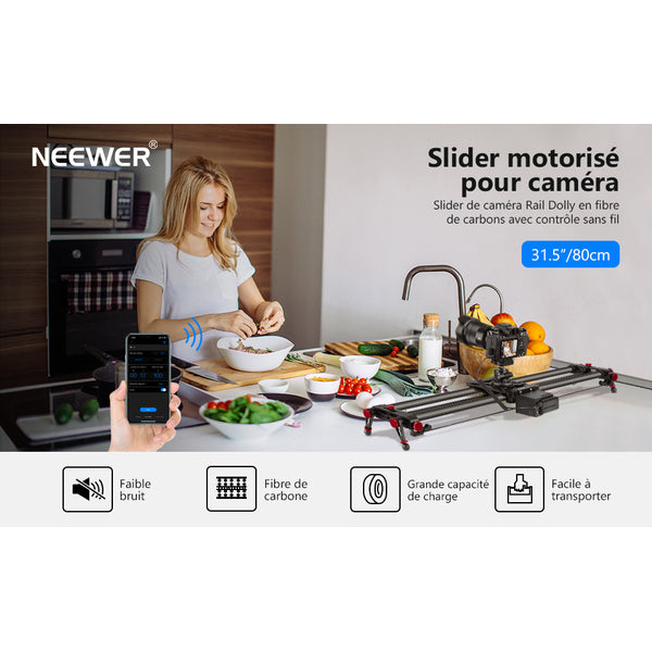 Neewer 80CM APP ELECTRONIC VIDEO SLIDER