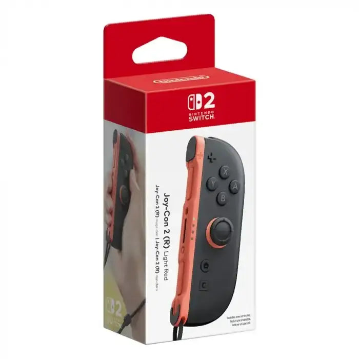 Joy-Con 2 (R) Light Red For Nintendo Switch 2 - GulfStore.com