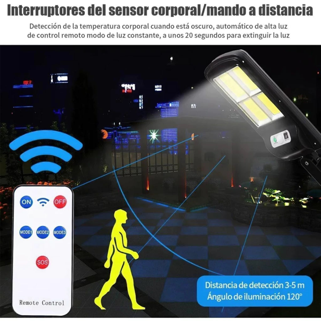 JING XIN Solar LED Outdoor Panel Light with Motion Sensor for Facades & Walls – JX-616E