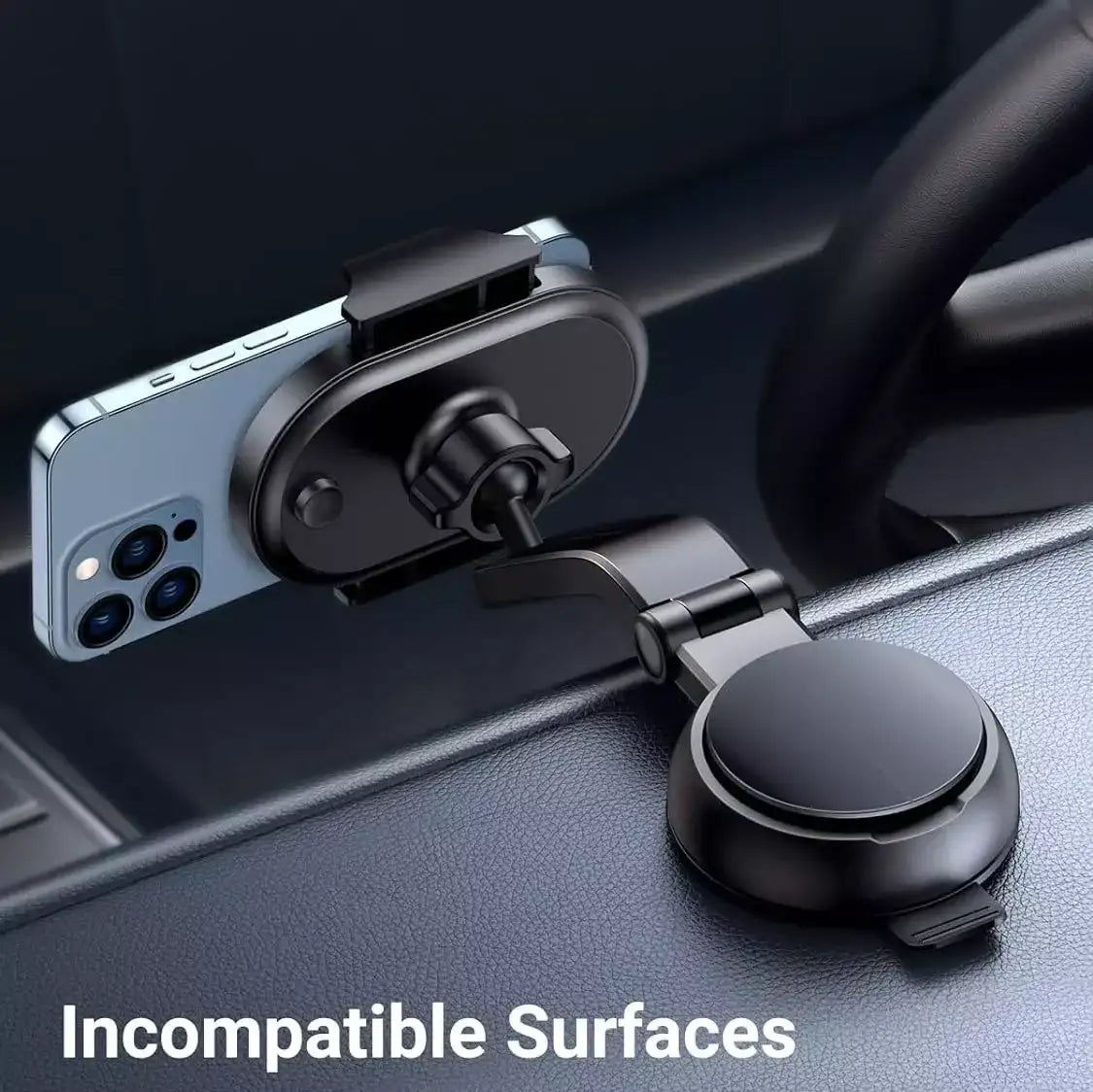 UGREEN Waterfall Shaped Suction Cup Phone Mount - GulfStore.com