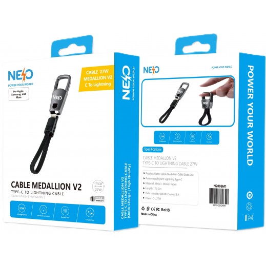 NEO TYPE C TO LIGHTNING-Black 1M