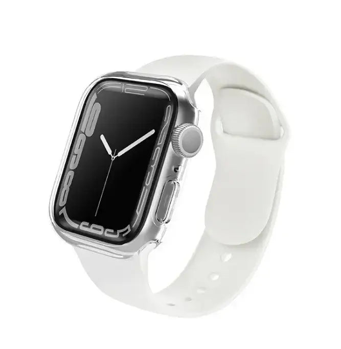 Uniq Legion Case With Screen Protection for Apple Watch 45mm - Dove Clear - GulfStore.com