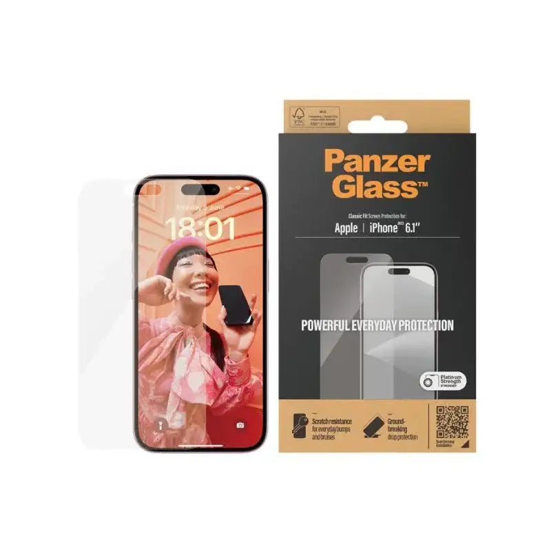 310103773 , PanzerGlass iPhone 15 6.1