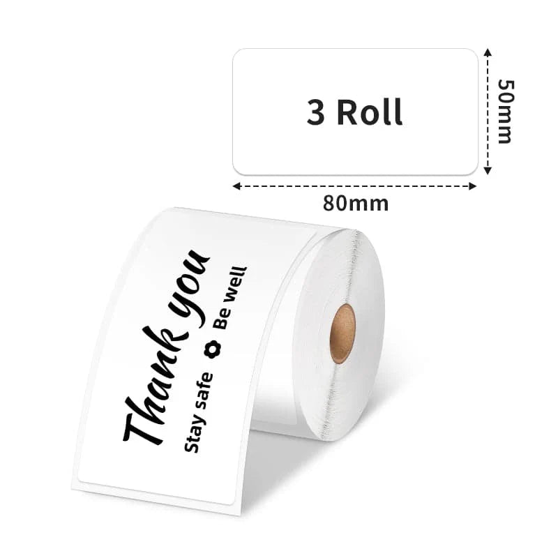 Phomemo 50×80mm White Thermal Label For M110/M120/M200/M220/M221