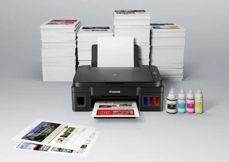 Canon PIXMA G3410 Megatank Inkjet Printer, 1.2