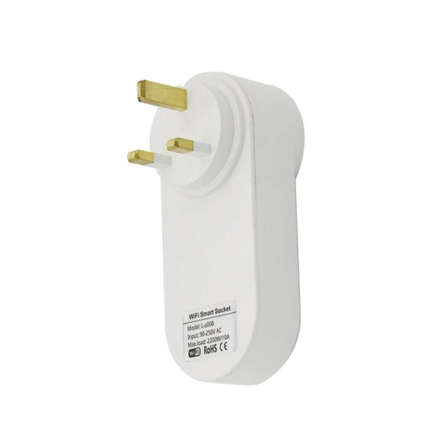 PD-WFPU2 WH | Porodo Lifestyle Dual USB-Port Smart Wifi Plug UK 16A | White