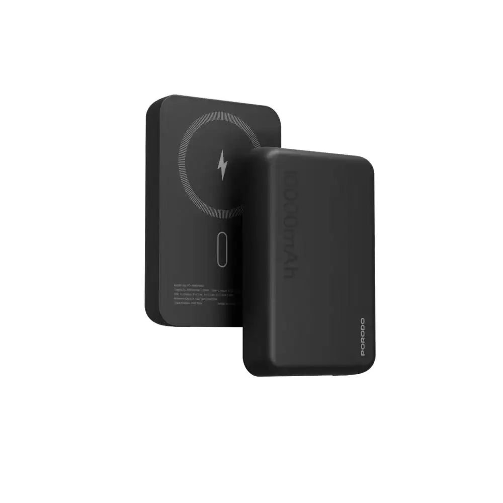 PD-PBFCH067-BK , PORODO PB067 Porodo 10000mAh Magsafe Power Bank 20 -Black - GulfStore.com