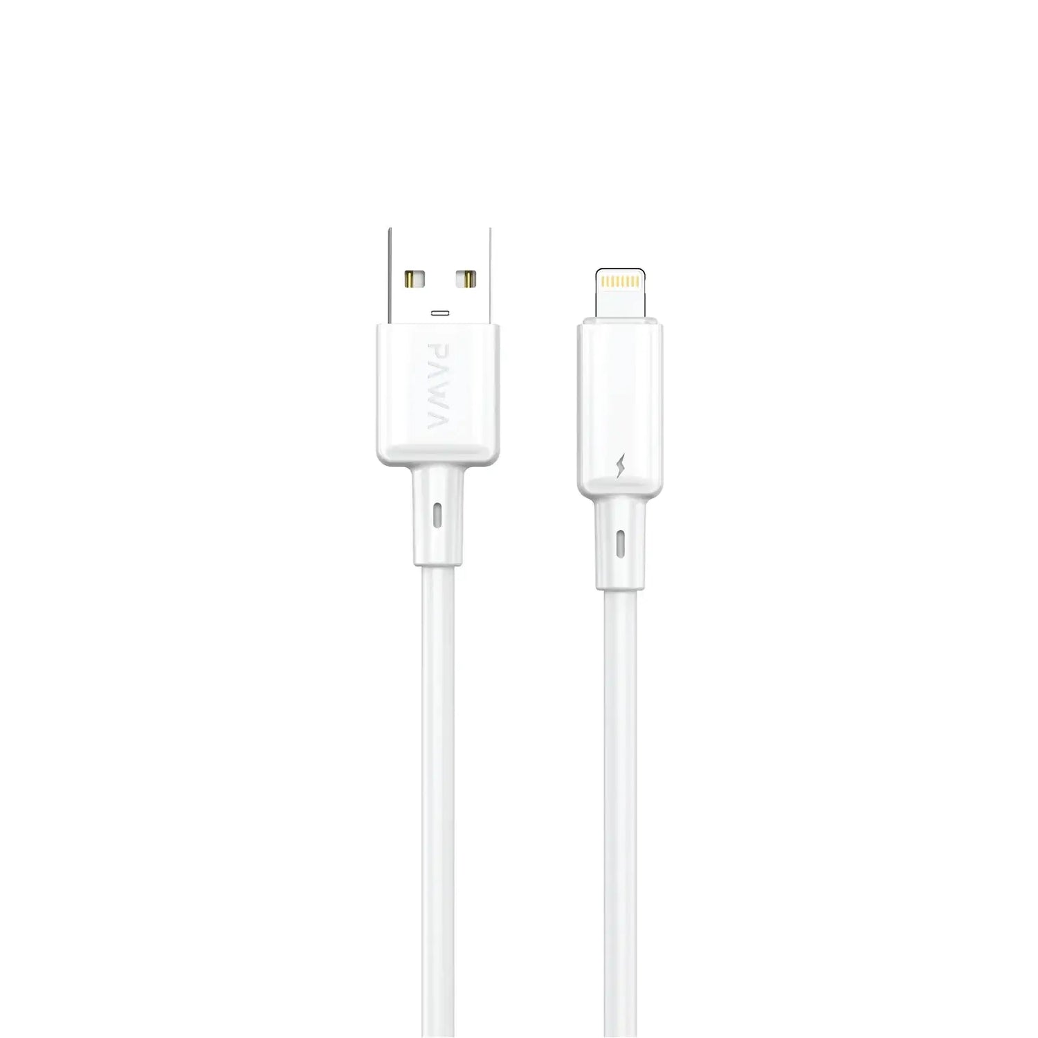 PW-BDC312AL-WH | PAWA Lite 3A USB-A to Lightning Quick Charging PVC Cable 1.2M PW122 | White - GulfStore.com
