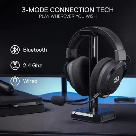 Redragon ARROW PRO H858 3-Mode Wireless Gaming Headset - GulfStore.com