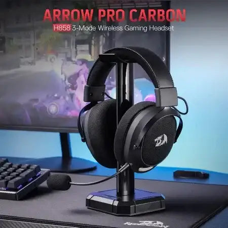 Redragon ARROW PRO H858 3-Mode Wireless Gaming Headset - GulfStore.com