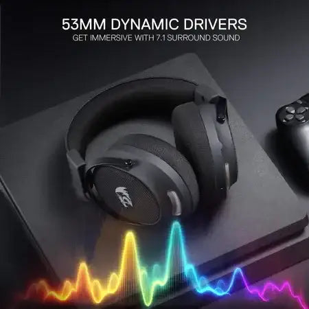Redragon ARROW PRO H858 3-Mode Wireless Gaming Headset - GulfStore.com