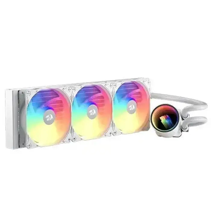 Redragon Ccw-3013w Argb 360mm (3x120) Cpu Liquid Cooler - White - GulfStore.com