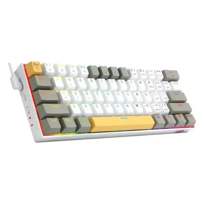 REDRAGON DRACONIC PRO WIRED/2.4G/BT MECHANICAL GAMING KEYBOARD - DUST-PROOF BROWN SWITCH (K530-YL&WT&GY-RGB-PRO) - GulfStore.com