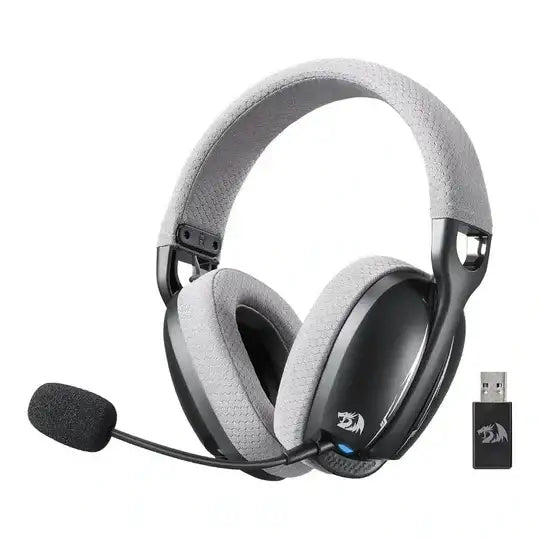 Redragon H878 3-mode Wireless Gaming Headset - Black & Gray - GulfStore.com