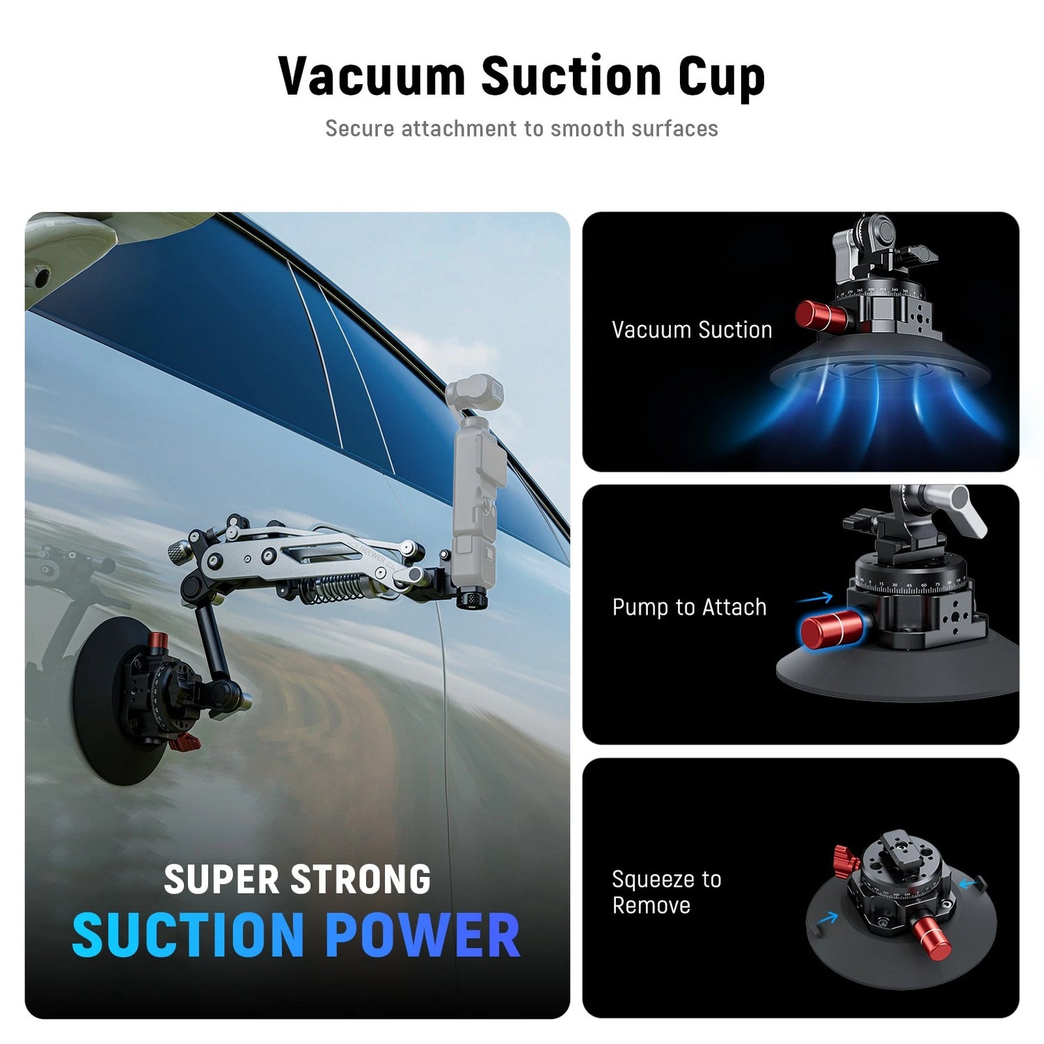 ذراع امتصاص الصدمات من Neewer لكاميرات POCKET 3 وACTION 5 وGOPRO 13 GA022