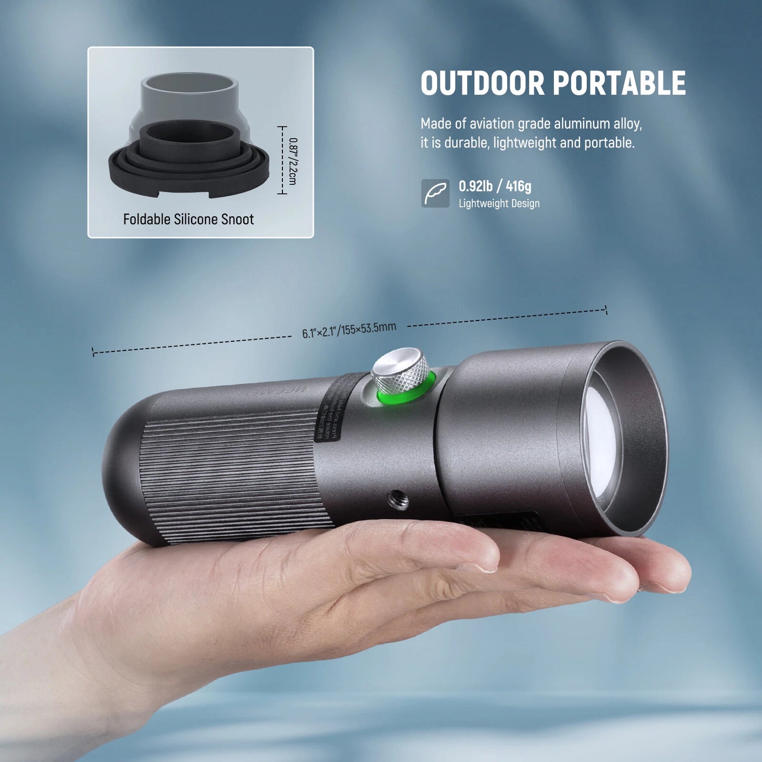 Neewer BASICS FL10 10W LED PHOTOGRAPHY FLASHLIGHT