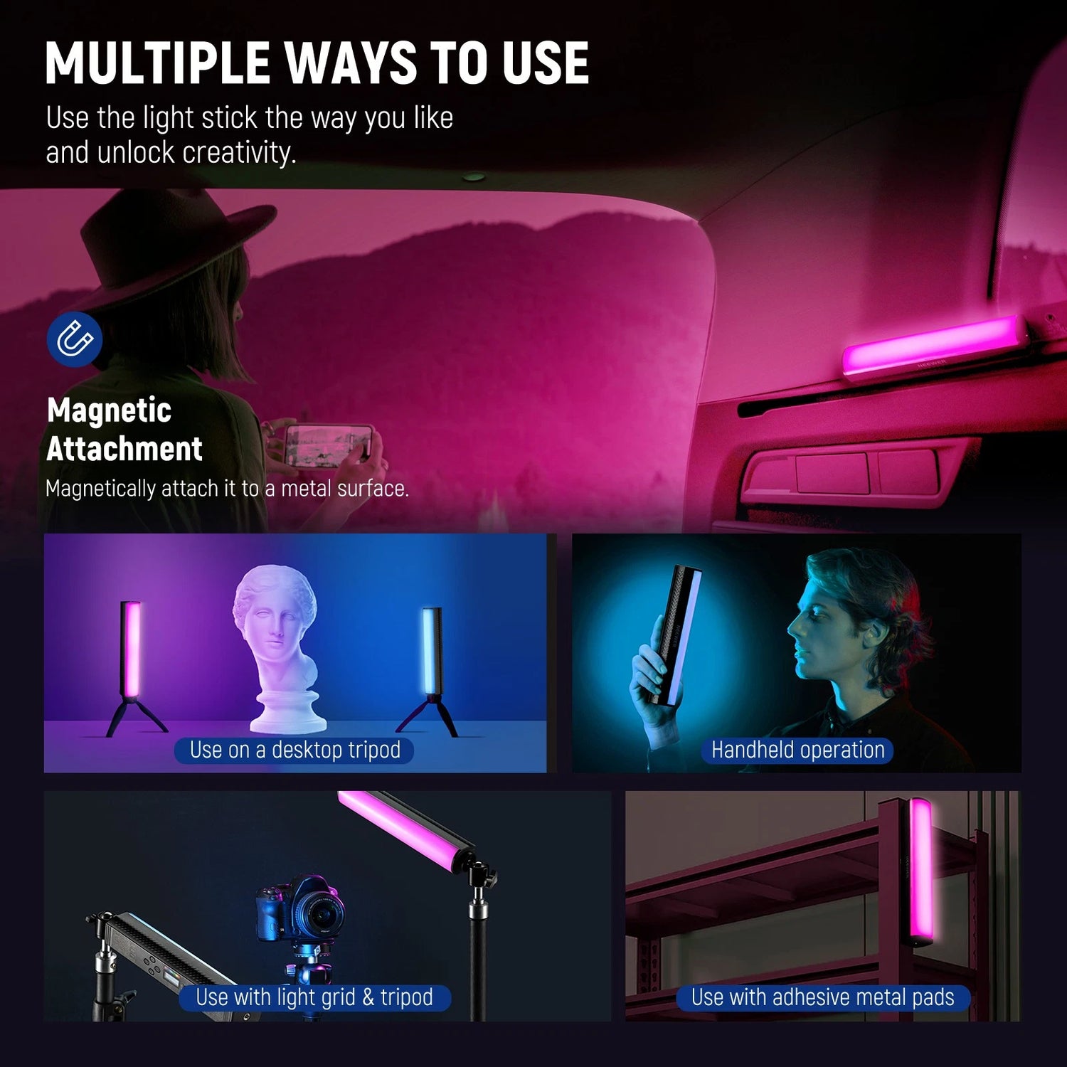 Neewer TL21C APP LED LIGHT WAND