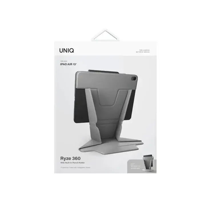 UNIQ | PDA132024 | R360 Gry RYZE 360 New Ipad Air 13 2024 | Chalk Grey Grey - GulfStore.com
