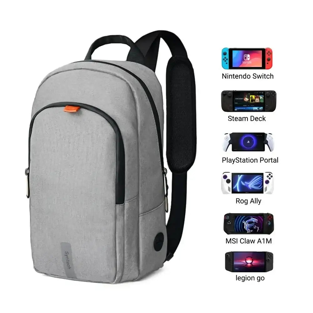 Syntech Carrying Bag For Handheld Gaming Consoles - Grey - GulfStore.com