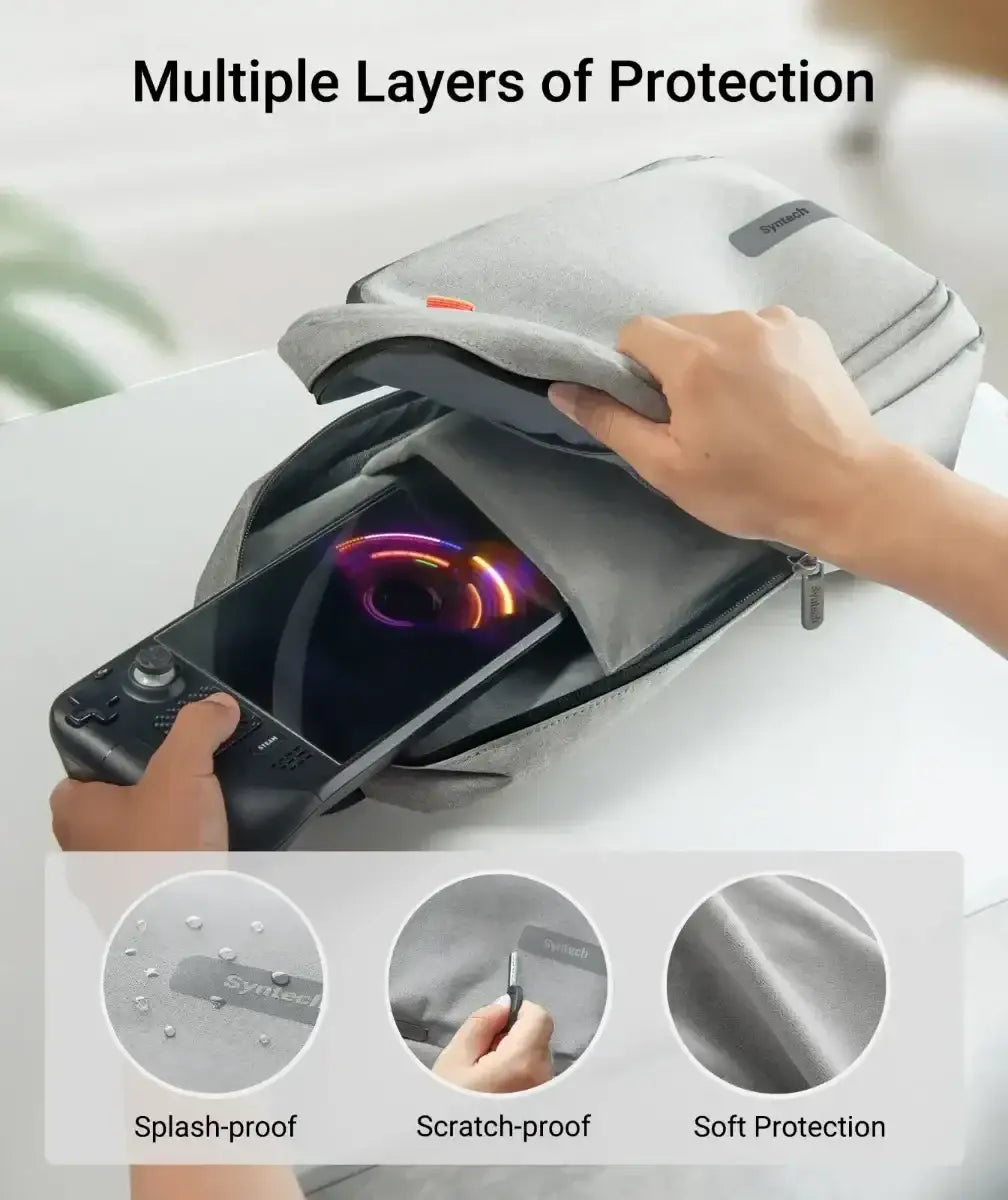 Syntech Carrying Bag For Handheld Gaming Consoles - Grey - GulfStore.com