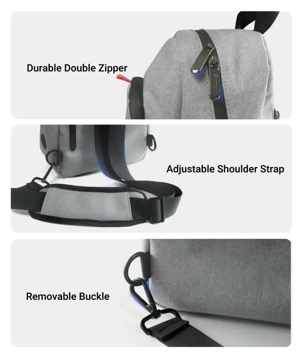 Syntech Carrying Bag For Handheld Gaming Consoles - Grey - GulfStore.com