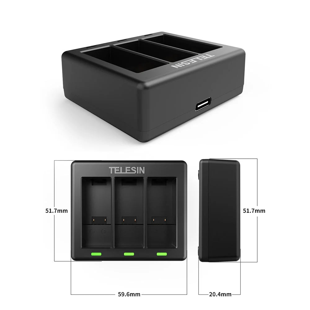TELESIN Charging Battery for GoPro 9/10/11 - GulfStore.com